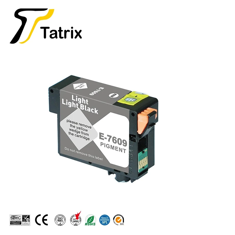 Tatrix совместимый чернильный картридж для принтера Epson T7601 T7602 T7603 T7604 T7605 T7606 T7607 T7608 T7609 костюм для Epson суреколор SC-P600