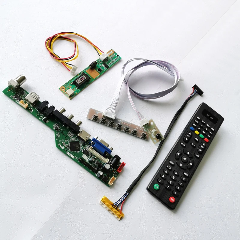 

For TD141TGCD1/TD141TGCD2 LVDS 30-Pin VGA+Audio+USB+Remote 1CCFL 14.1" 1024*768 notebook PC LCD screen controller board kit