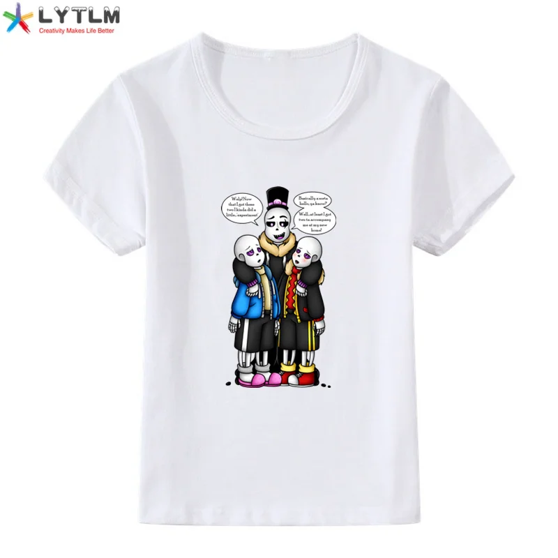 LYTLM футболки для хеллоуина детей без Undertale мальчика ясельного возраста с длинным