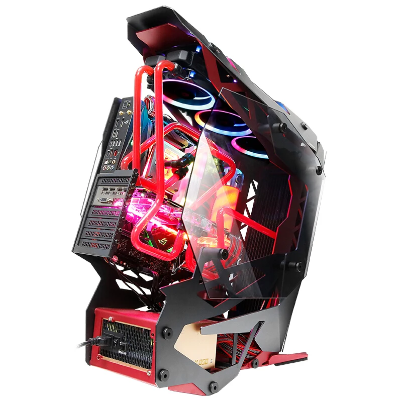 

Split type hard tube water cooling kit copper radiator computer case CPU GPU card water cooling heat dissipation DIY