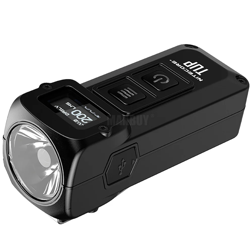 Металлический брелок NITECORE TUP 1000 люмен из нержавеющей стали светодиодный дисплей