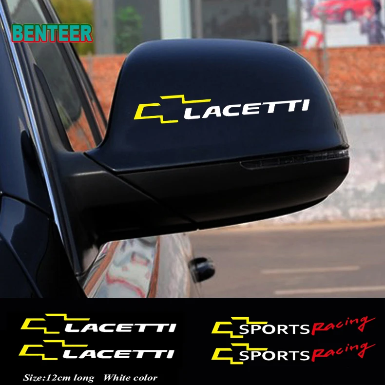 2 шт. Автомобильная наклейка на зеркало заднего вида для Chevrolet Cruze Captiva Lacetti spark Aveo