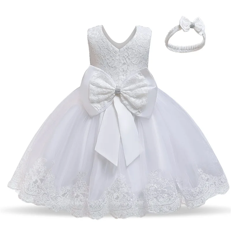 

Lace Baby Girls Dresses 0-24M Infant Party Christening Dresses For Baby Girls Birthday photograph Dress Wedding Vestidos