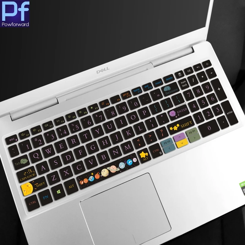 15 6 дюйма силиконовая ноутбук Защитная пленка для ноутбука Dell Inspiron 5584 5586