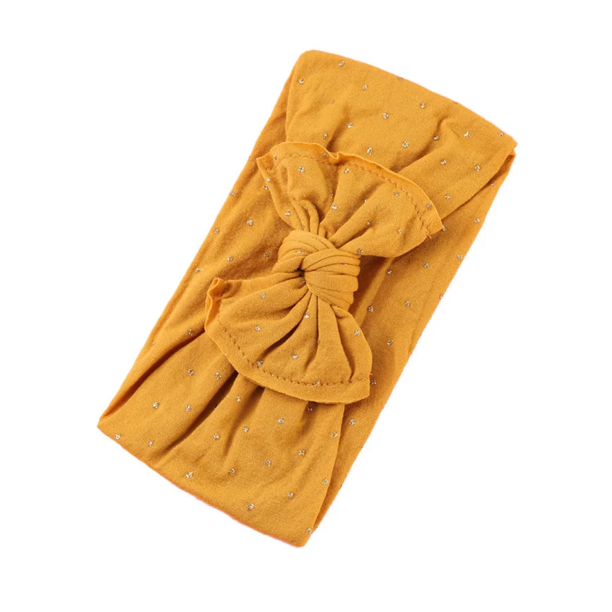 Тюрбан повязка на голову для новорожденных девочек малышей маленький тканевый