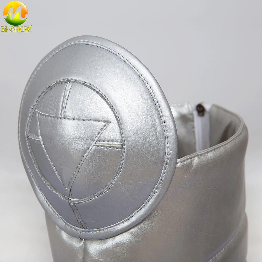 Superhero Remy LeBeau обувь для косплея серебряные ботинки мужские роскошные кожаные