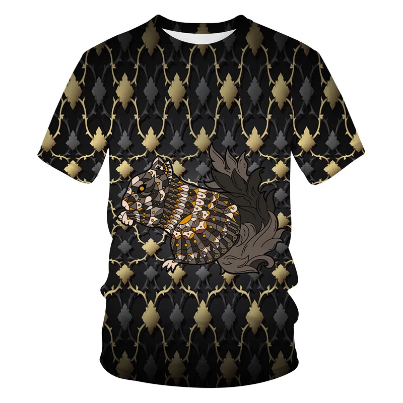 Футболка с коротким рукавом мужская круглым вырезом повседневная в стиле хип-хоп