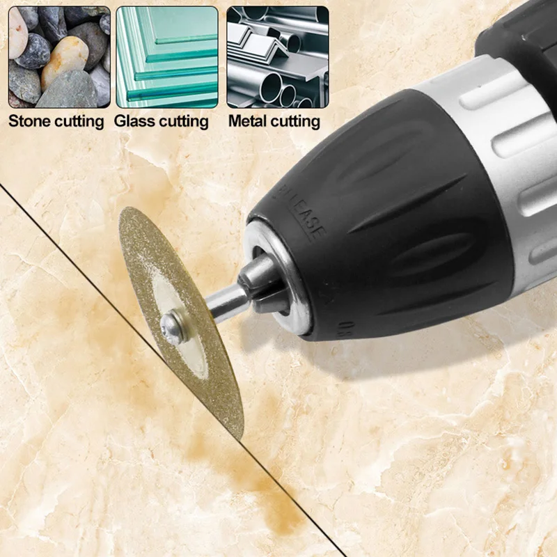 New 10Pcs/set 16-60mm Diamond Grinding Wheel Circular Cutting Disc Discs for Drill Fit Rotating Tool SF | Инструменты