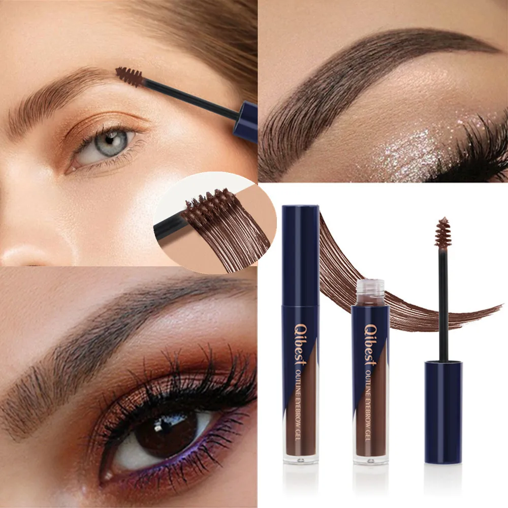 5 цветов тату Макияж брови Жидкие Брови пигмент ТИНТ длительный натуральный