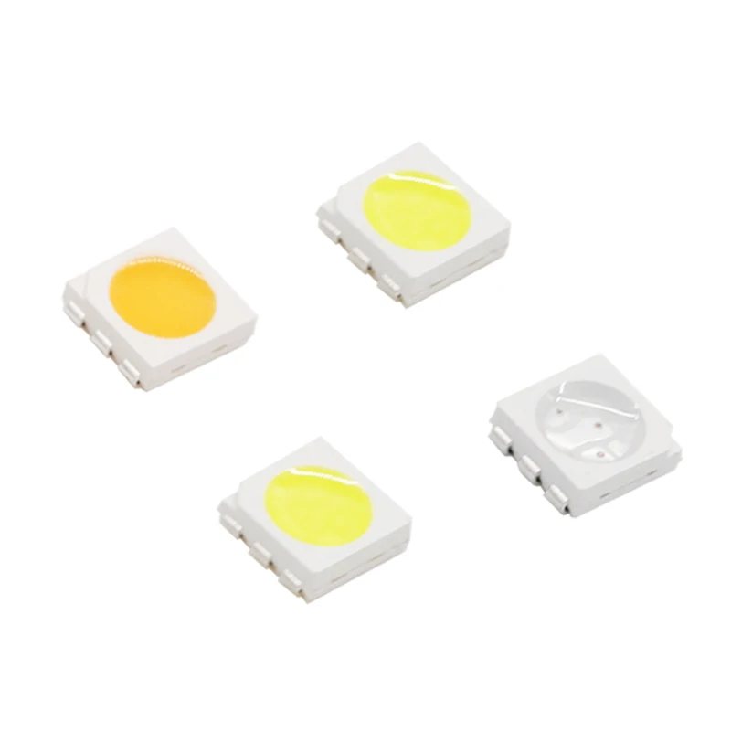 100 шт. 5050 SMD LED электронный компонент цвет: синий желтый белый зеленый красный