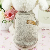 fashion sweater pet clothes articles cat dog clothes cute handsome fall and winter fleece autumn cnorigin
