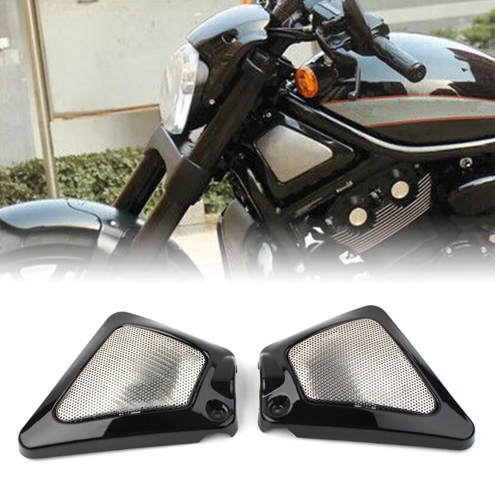 1 пара черная рамка боковая защита для шеи подходит Harley V-Rod VRSCA 2002-2006 &amp VRSCAW 2007-2010