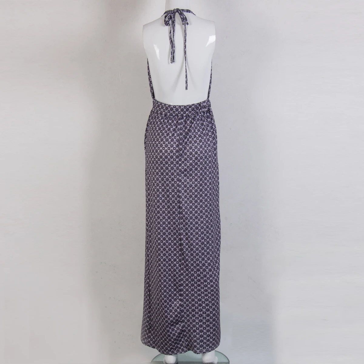 Женское длинное платье макси в стиле бохо винтажное летнее без рукавов с