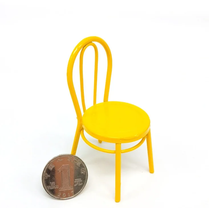

1:12 Dollhouse Miniature Chair Decoration Mini Furniture Accessories