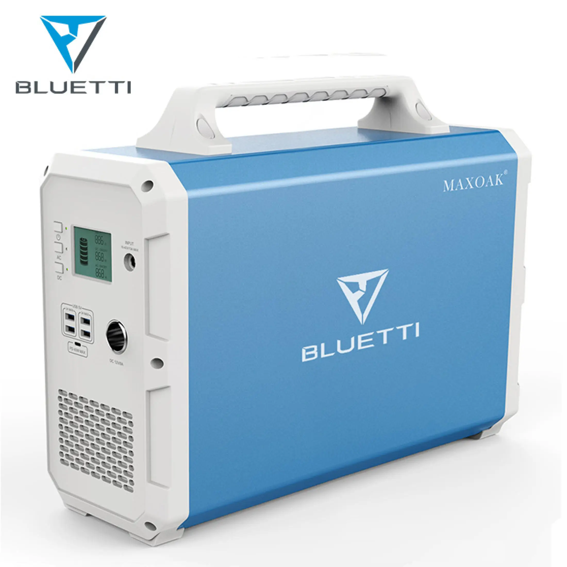 

Bluetti Maxoak 2400Wh EB240 Renew Solar Generator Portable Generation Emergency BackupPure Sine Wave AC Outlets Backup