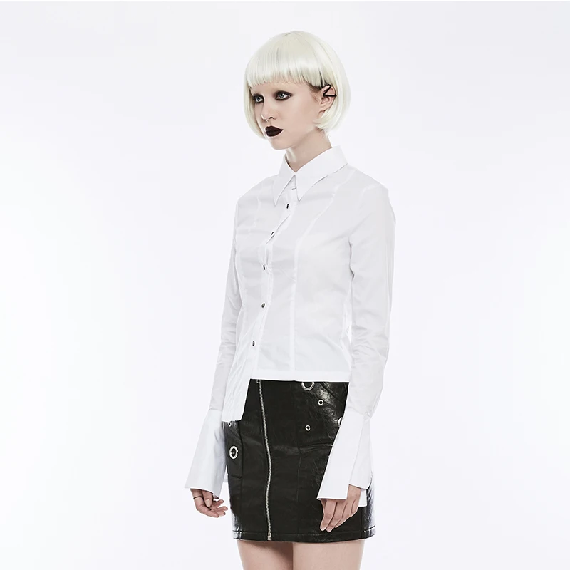 Панк рейв повседневной жизни Цвет Черный Модные дизайнерские женские