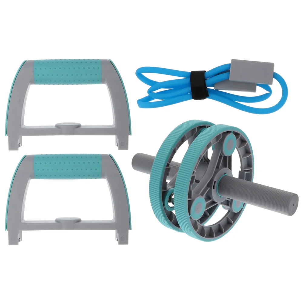 

1pc Two-wheeled AB Roller Abdominal Wheel Roller Muscle Trainer