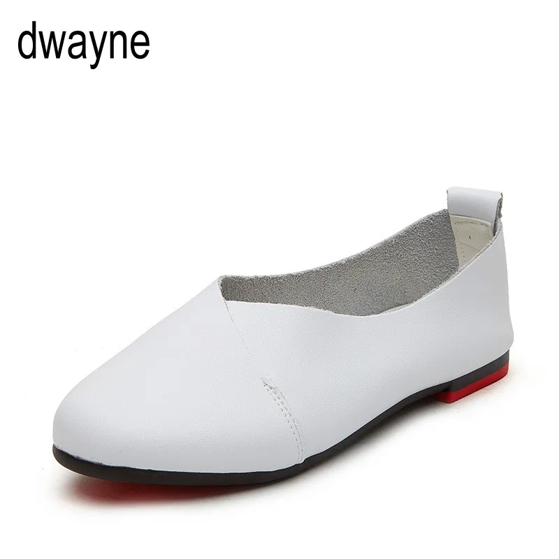 

Genuine Leather Flat Shoes Woman Hand-sewn Leather Loafers Cowhide Flexible Spring Casual Shoes Women Flats Women Shoes 253