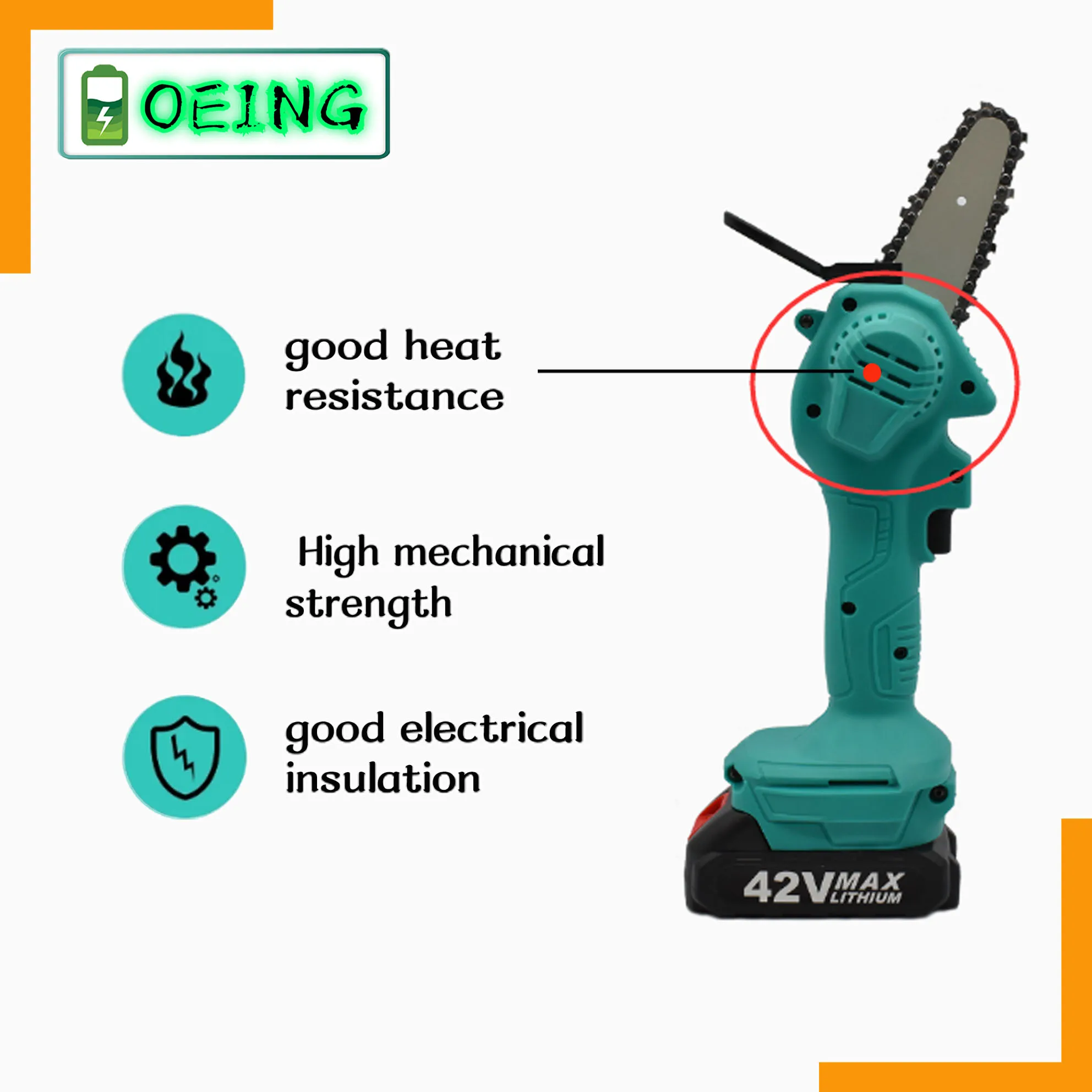 

100% original 24V 550w Lithium Battery Portable Mini Electric Saw Small Pruning Saw For Garden Logging Woodworking