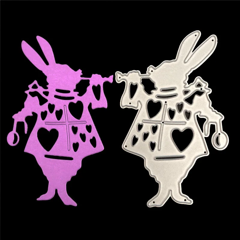 

Carbon steel cutting die, DIY material etching template,Cartoon rabbit