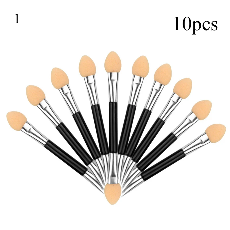 

10/50 Pcs Eyeshadow Sponge Stick Portable Double Ended Eyeshadow Applicator Professional Sponge Eye Shadow Make Up Supplies