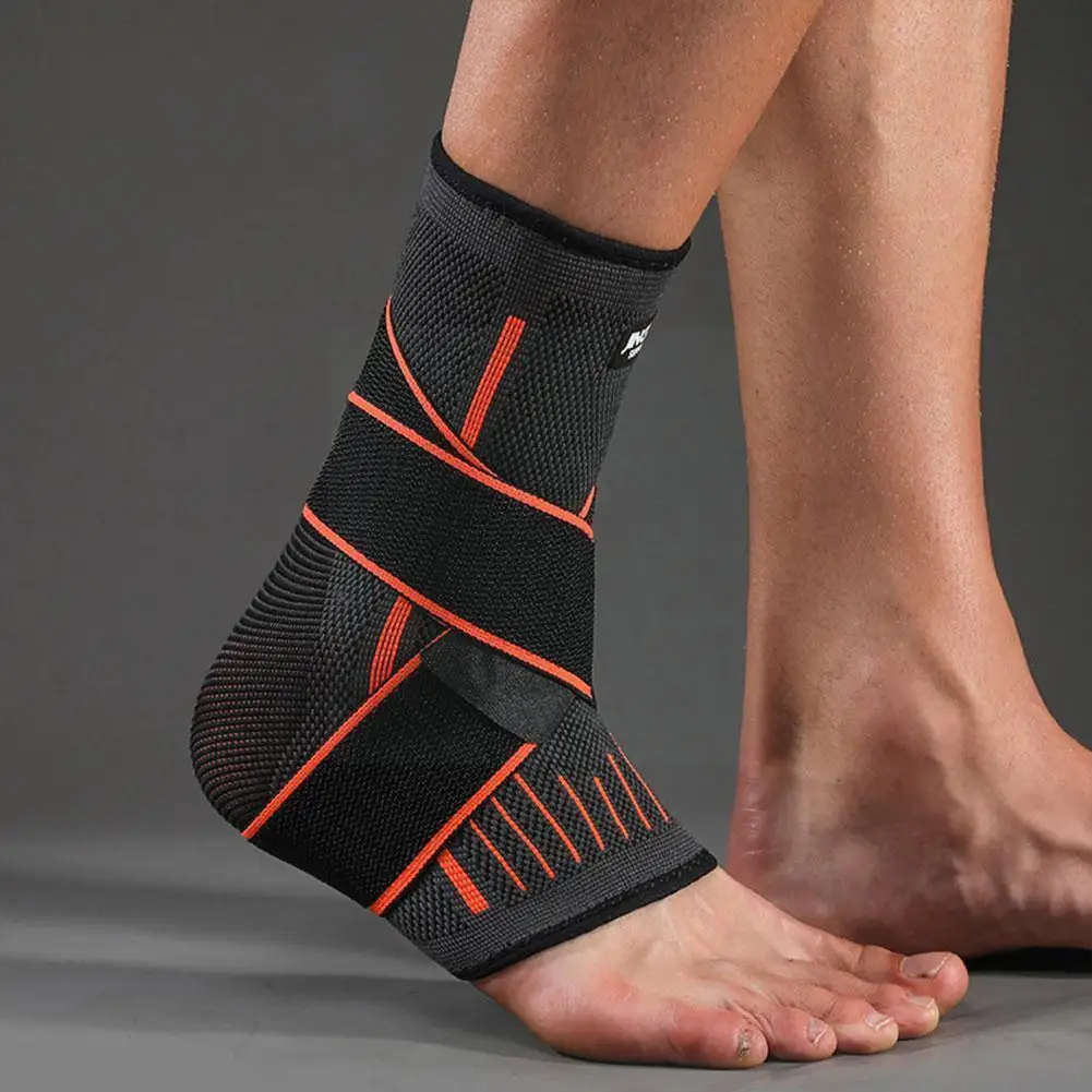

1 PC Sports Ankle Brace Compression Strap Sleeves Support Fitness Gear 3D Weave Protective Foot Bandage Elastic Y3T8