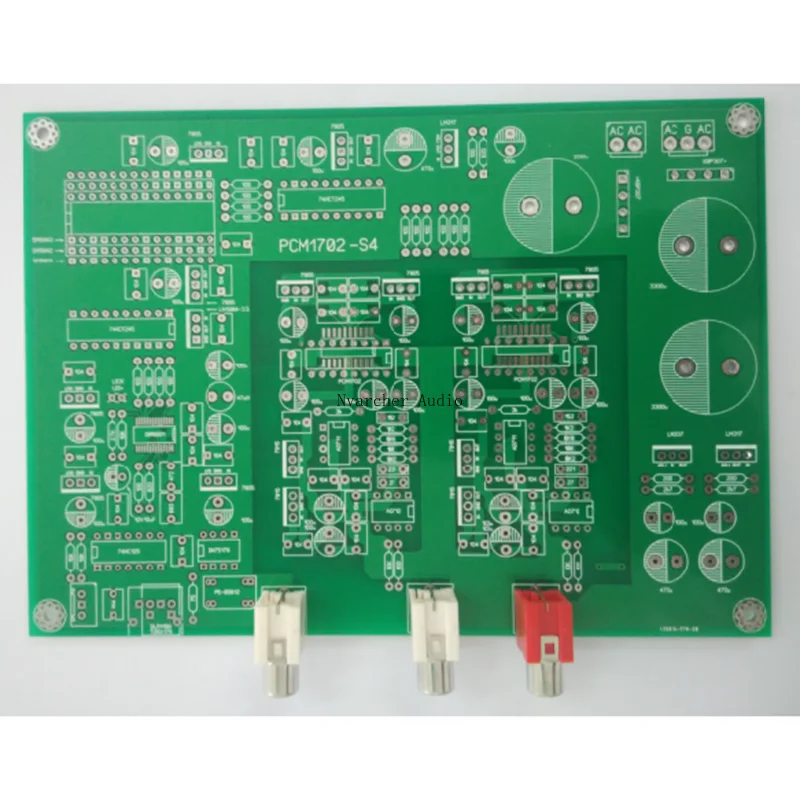 Полузапчасти PCM1702J Плата декодера оптоволоконный коаксиальный вход DAC AC 15 в 9 за