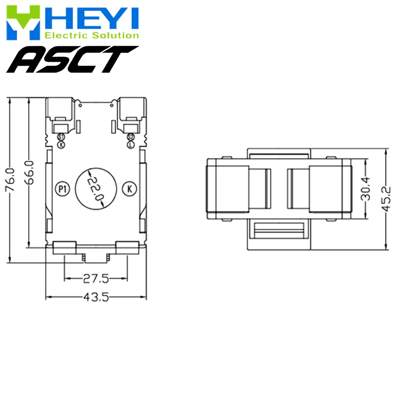 Din rail трансформатор тока тороидальный трансформатор тока DM-20 5/5A~ 300/5A AF-20