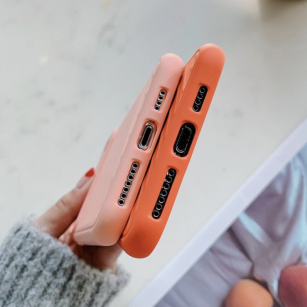 Однотонный защитный чехол для камеры iPhone 12 Mini 11 Pro Max XR X XS 7 8 Plus мягкая подушка