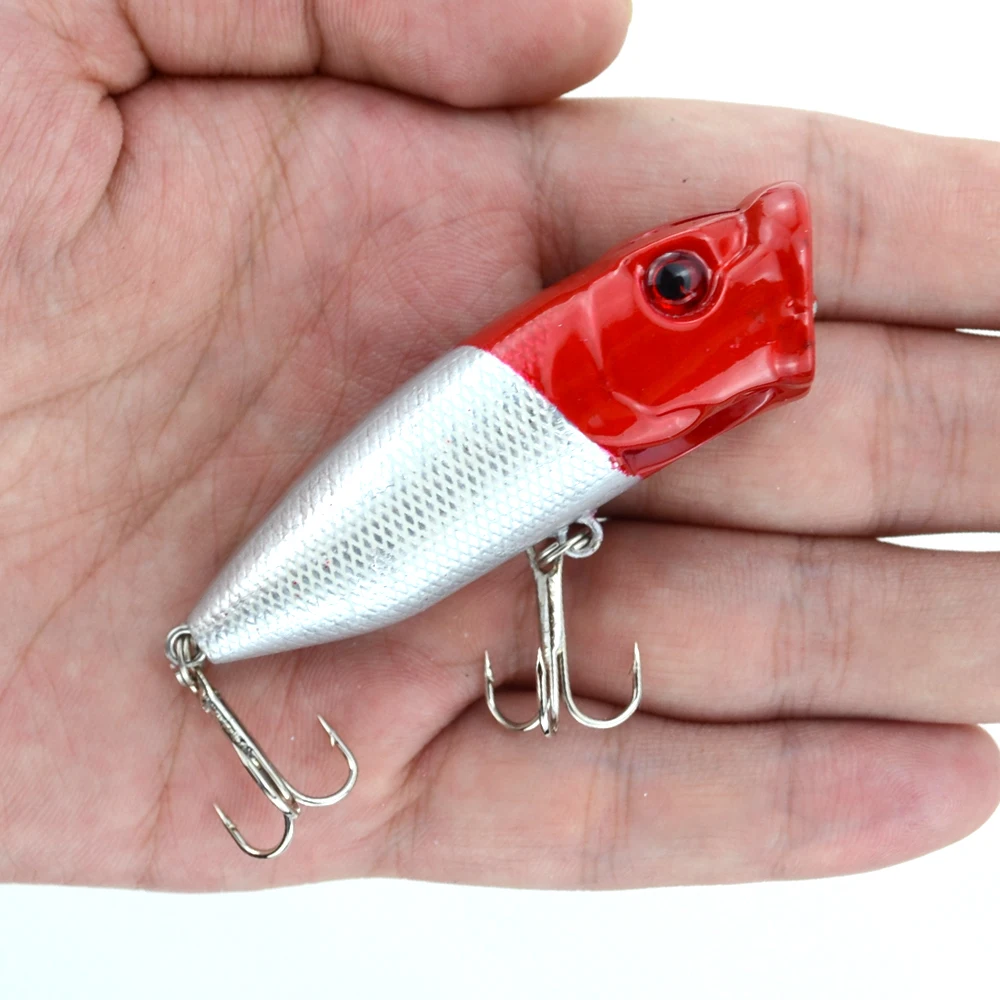 

1pcs 7.3cm 11g Popper Fishing Lure Hard Artificial Bait Plastic Fishing Tackle