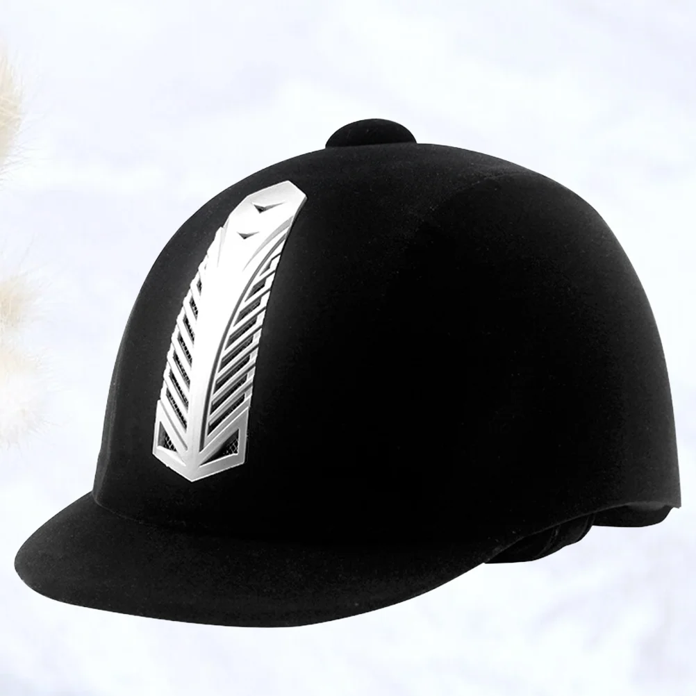 

Mesh Design Equestrian Helmet Freedom Horse Riding Helmet Adjustable Buckle Breathable Helmet (Black)