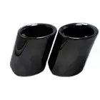 Наконечник глушителя автомобиля, крышка выхлопной трубы из нержавеющей стали для BMW 5 серии F10 F11 F18 F07 E39 E60 E61 525i 528i 530i 535d 535i, 1 пара