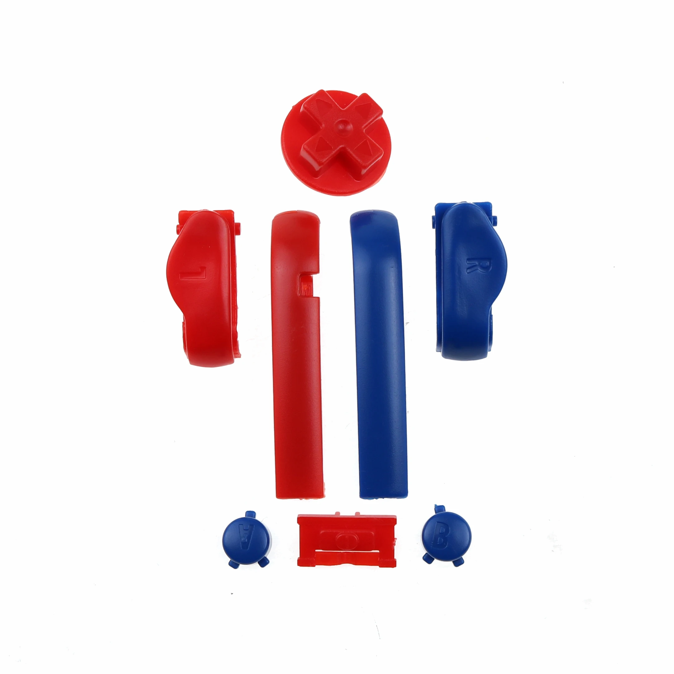 Пластиковая кнопка YuXi для Nintendo пуговицы игрового мальчика рамка GBA D колодок