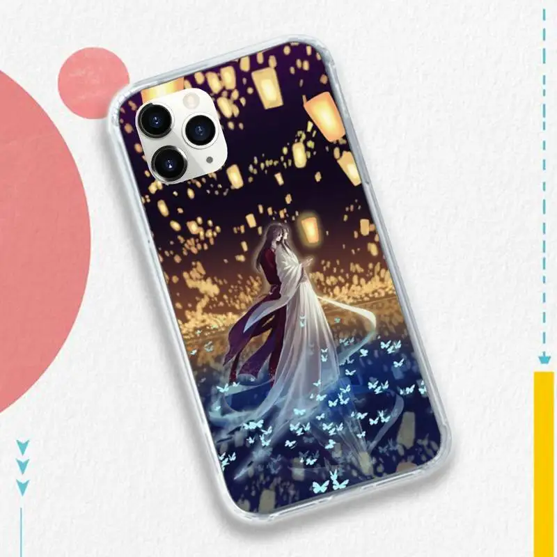 

Tian Guan Ci Fu anime Phone Cases for iPhone 11 12 pro XS MAX 8 7 6 6S Plus X 5S SE 2020 XR