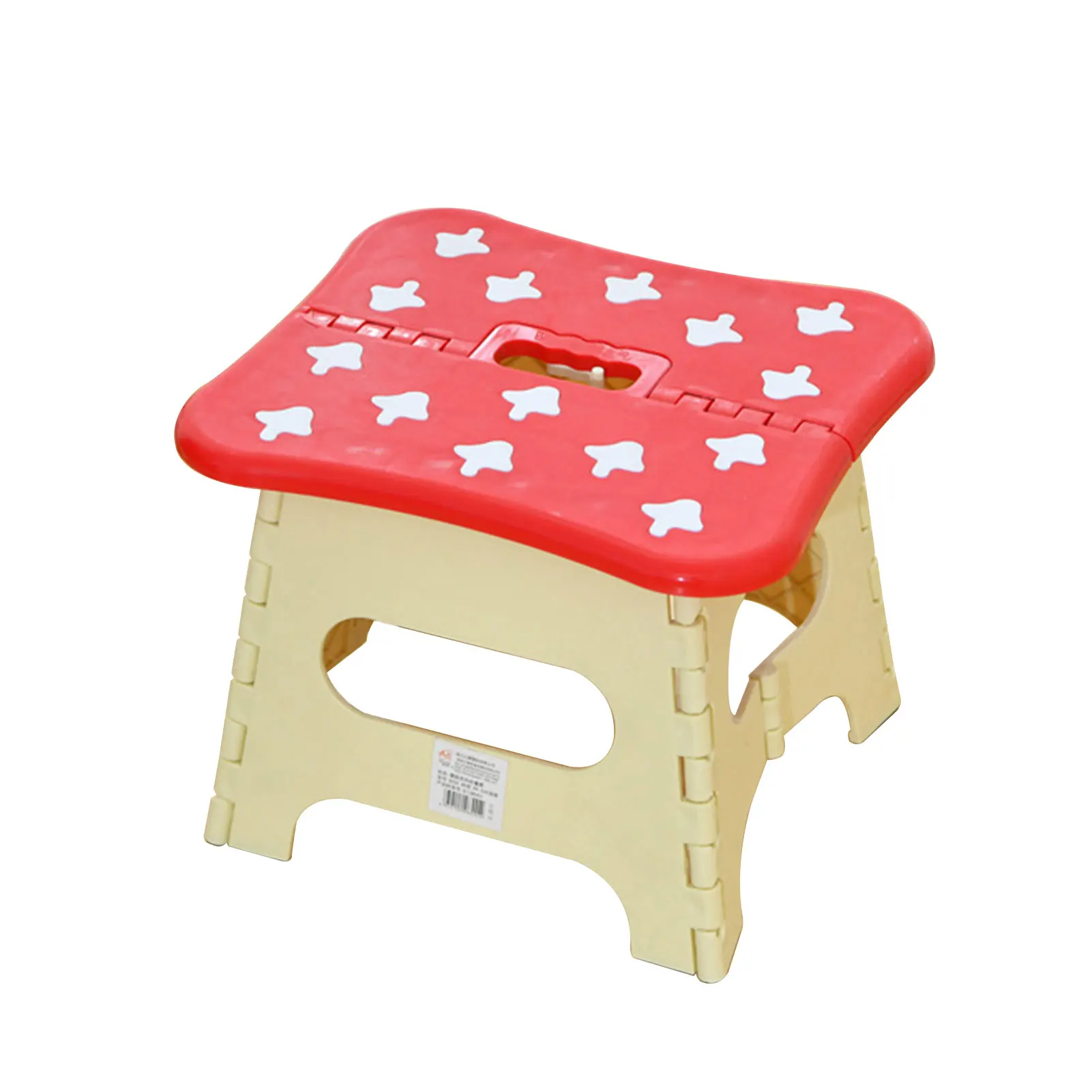 

Heavy Duty Picnic Kitchen Bathroom With Handle Foldable Step Stool Outdoor Bedroom Portable Non Slip Space Saving PP Camping