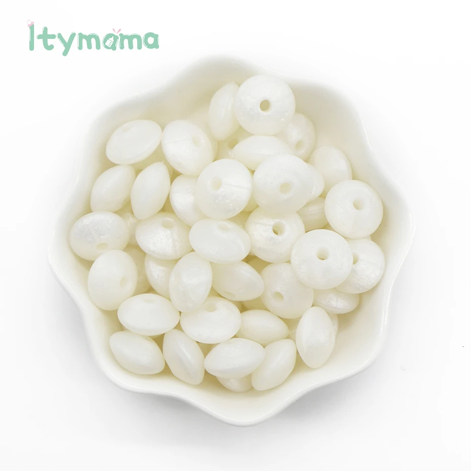 60pc BD020-1 Itymama, 60 шт., пищевые силиконовые счеты, бусины, жемчуг, силиконовые бусины, сделай сам, Прорезывание Зубов, уход за ребенком, ожерелье, соска, цепочка, детский Прорезыватель - Цвет: 60pc BD020-1