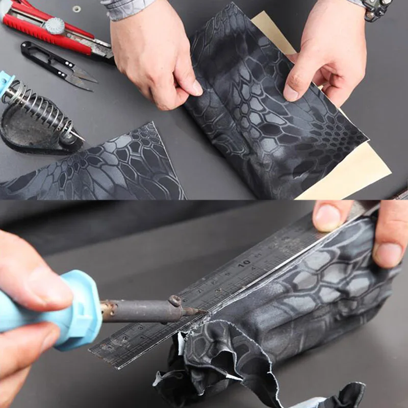 Водонепроницаемая самоклеящаяся эластичная камуфляжная ткань 20 см x 150 см|cloth|cloth