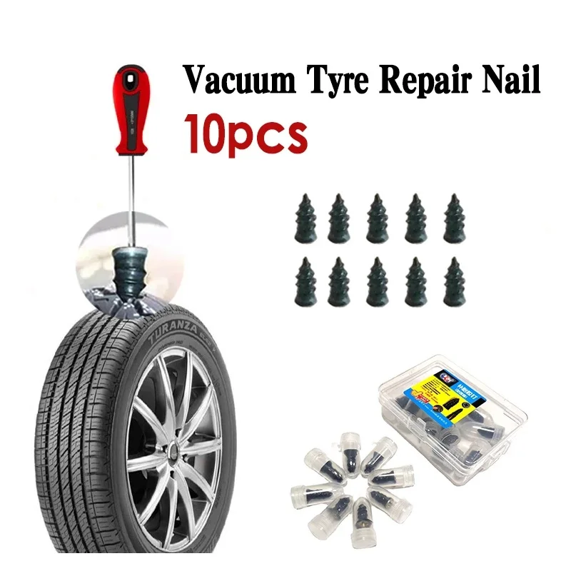 

Spikes for Car Tires Tyre Repair Nail for Car Motorcycle Vacuum Tyre Repair Rubber Nails Self-Tire Repair Nail Tire Repair Tools
