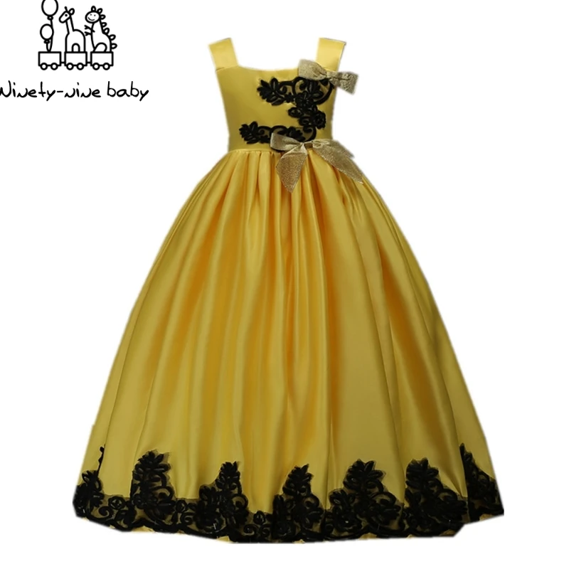 

Цветочное платье для девочек, платья для девочек с цветочной вышивкой, платья для свадебвечерние НКИ, детская одежда, одежда для подростков ...