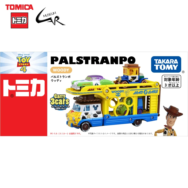 

TAKARA TOMY TOMICA Allloy Car Models Toys Story Woody Friends Transport Truck