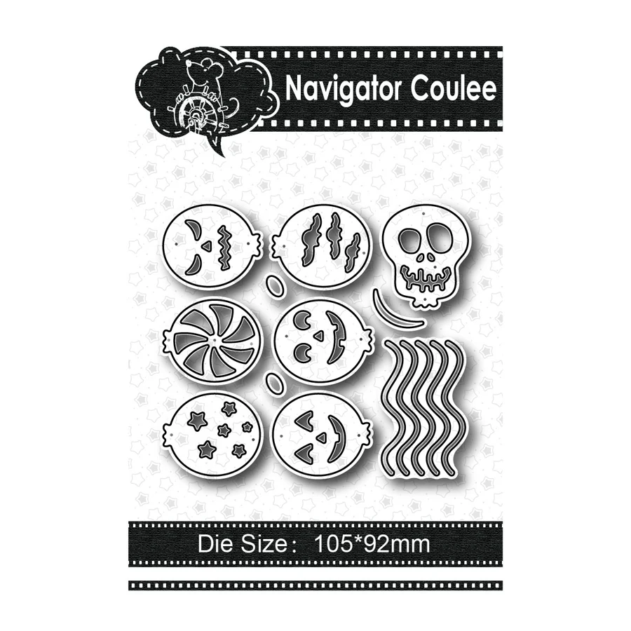 

Metal cutting molds Halloween 7 balloons died of novice scrapbooks Die cutting molds Stamps and molds Craft supplies New 2021