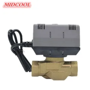 Fan coil hot and cold water electric two-way solenoid valve control valve VC6013