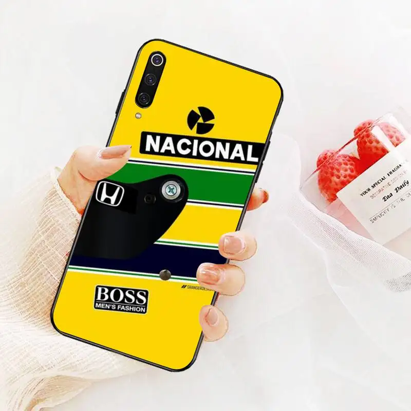 Мягкий силиконовый чехол для телефона из ТПУ PENGHUWAN Racing Ayrton Senna Xiaomi Mi10 10Pro 10 lite Mi9 9SE