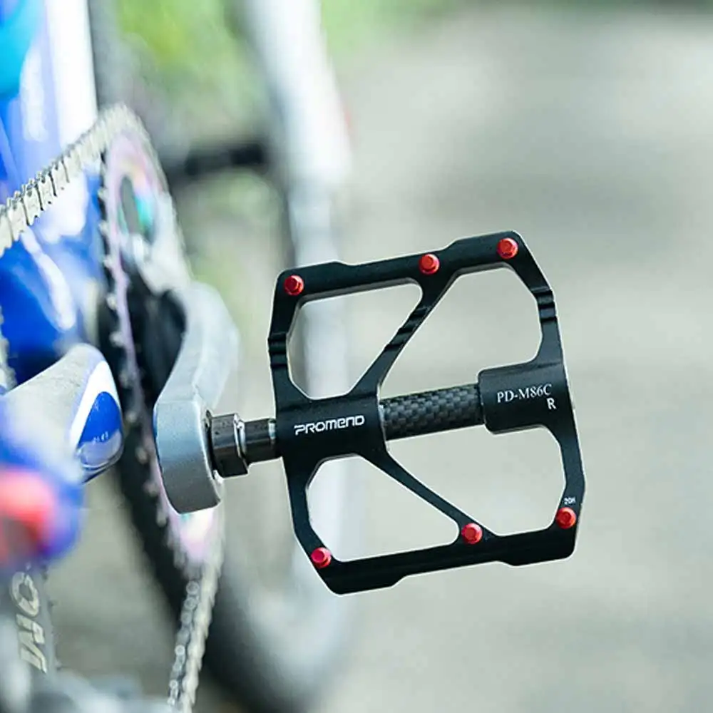 

MTB Pedal Quick Release Road Bicycle Pedal Anti-slip Ultralight Mountain Bike Pedals Carbon Fiber 3 Bearings Bicycle Parts