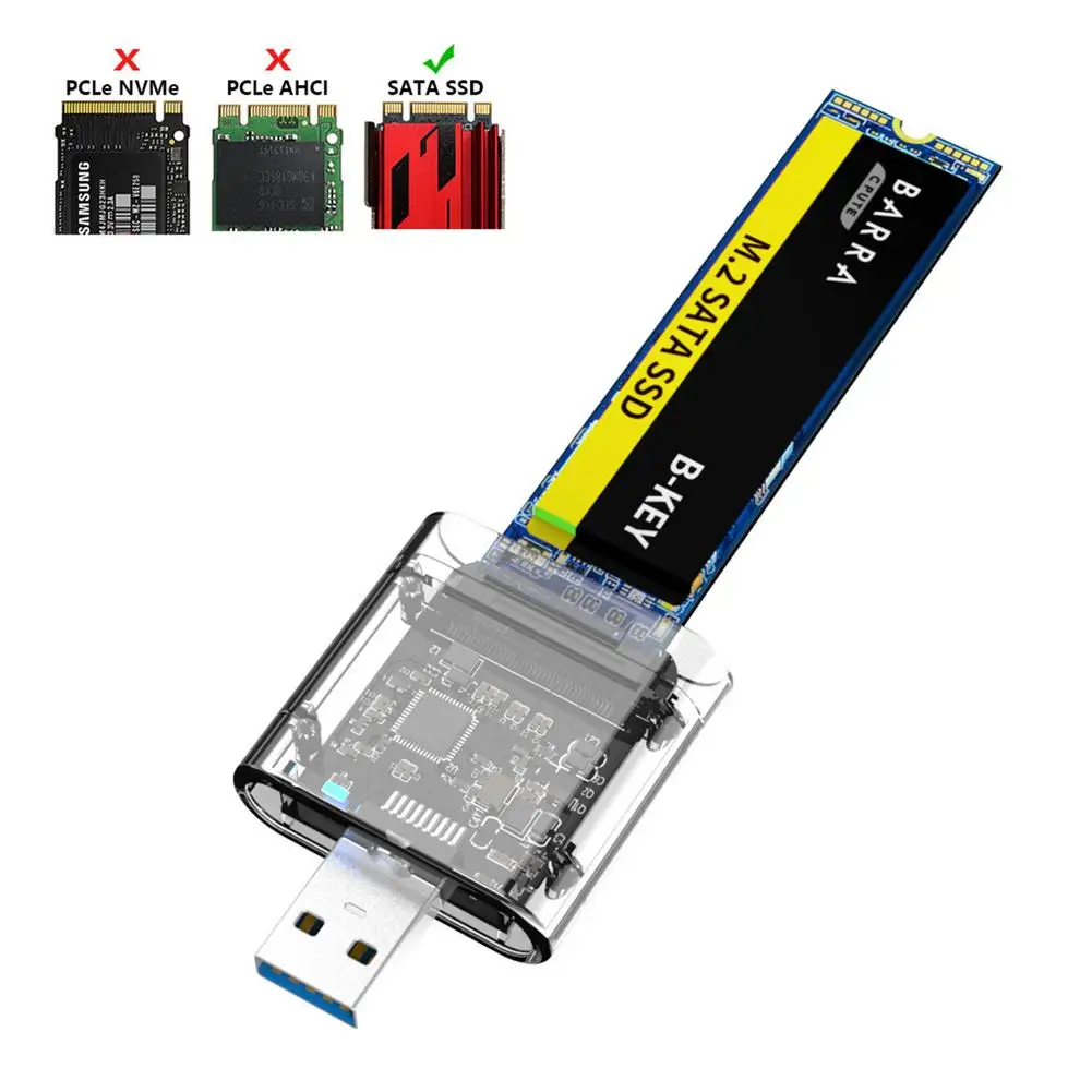 Чехол для M2 SSD M.2 на USB 3 0 Gen 1 5 Гбит/с высокоскоростной корпус SATA NGFF 2242 2260 2280 адаптер