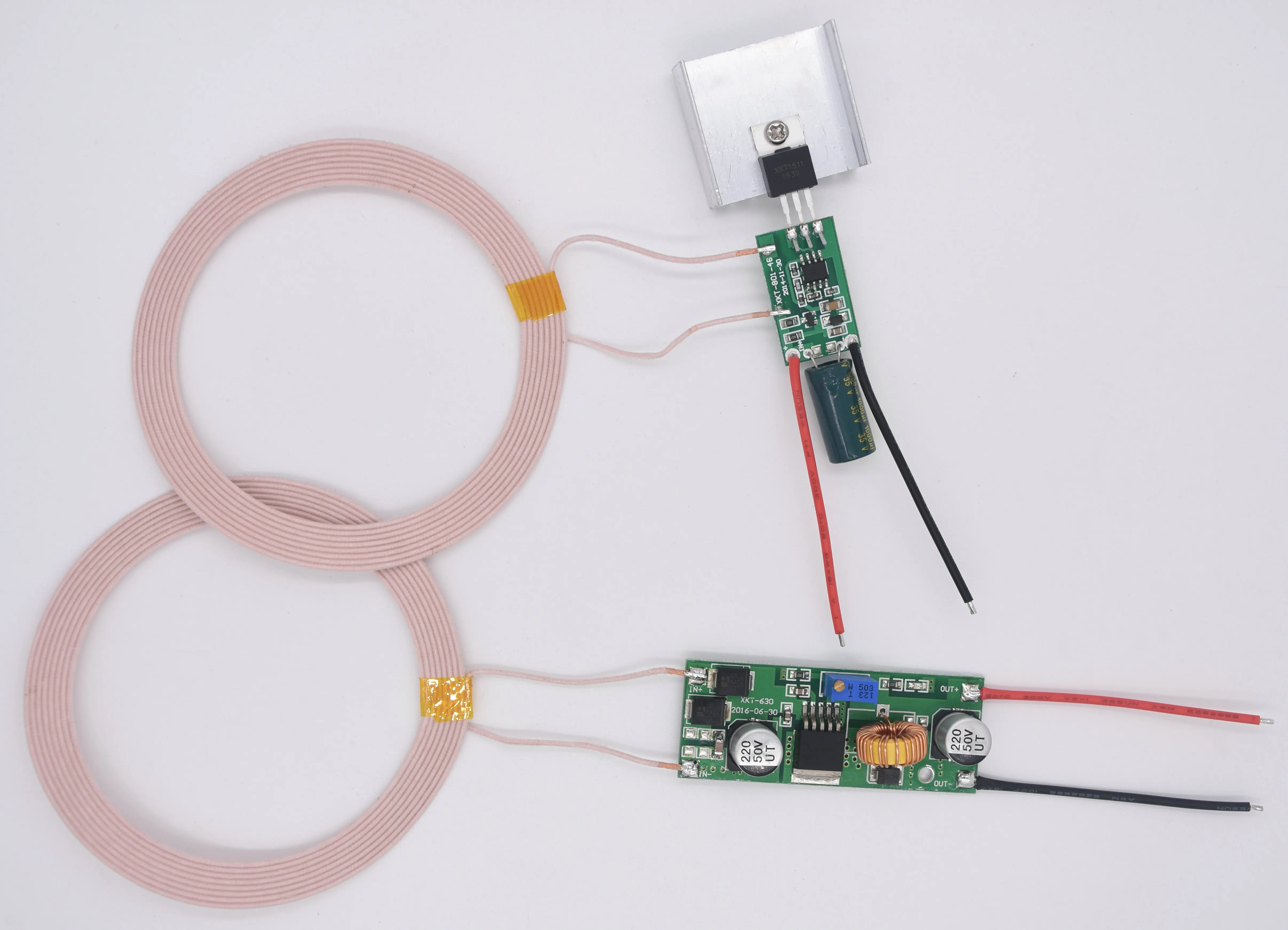 Модуль беспроводной зарядки 12 В вход в 1 А модуль передачи питания с зарядкой