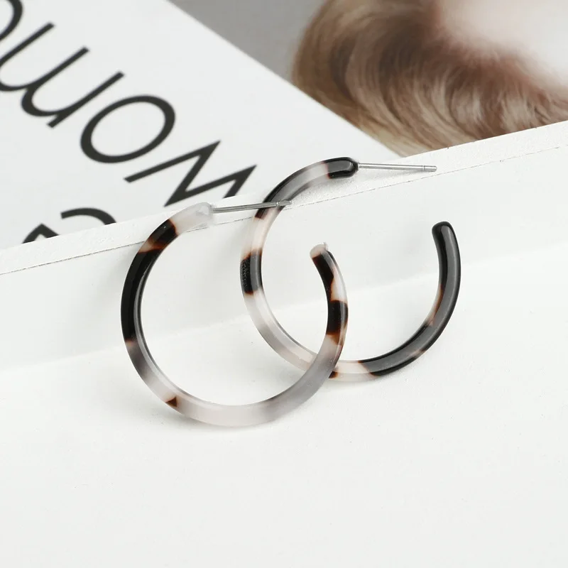 Акриловые серьги новые модные в западном стиле простые хипстерские с