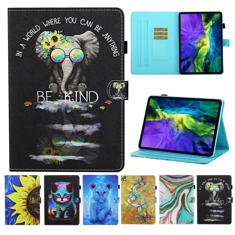 

Animal Pattern Stand Case for iPad 7 th Generation Case 10.2 2019 Funda Tablet Shell Cover Coque for iPad Air3 2019 10.5 Case