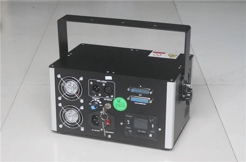 2,5 Вт 2D/3D переключатель RGB DMX Полноцветный ILDA анимационный лазерный светильник DJ сценический эффект 2500 мвт