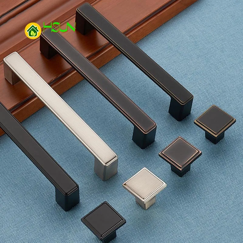 Металлическая мебель ручка ящика шкафа цинка Кухня шкаф комод дверные
